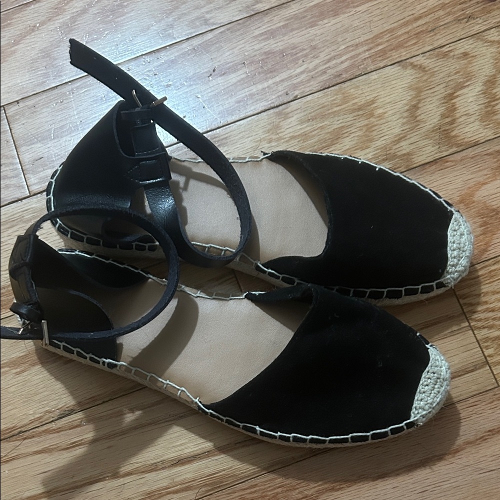 Black Espadrille Sandals